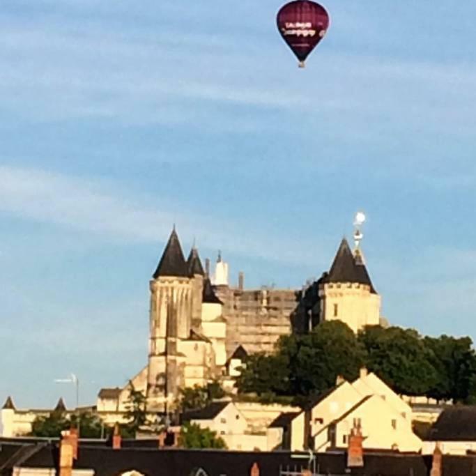 Cosy Flat 2 Eme Etage Vue Chateau Loire A Velo Сомюр Экстерьер фото